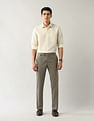 Arrow Solid Smartflex Dobby Trousers