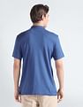Calvin Klein Solid Cotton Liquid Polo Shirt