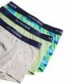 USPA Innerwear Boys Mid Rise Cotton Spandex Trunks - Pack Of 3