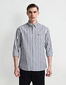 Arrow Sport Slim Fit Vertical Stripes Shirt