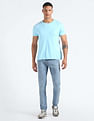 Flying Machine Slash Slim Tapered Mid Rise Jeans