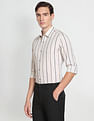 Arrow Newyork Point Collar Vertical Stripe Shirt