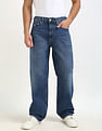 Tommy Hilfiger Light-Wash Loose-Fit Mid Rise Jeans