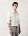 Arrow Vertical Striped Liberty Classic Fit Shirt