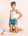 USPA Innerwear Boys Mid Rise Cotton Spandex Trunks - Pack Of 3