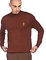 U.S. Polo Assn. High Neck Solid Sweater