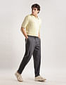 Calvin Klein Jeans Regular Fit Solid Mid Rise Trouser