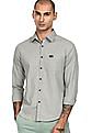 U.S. Polo Assn. Denim Co. Spread Collar Solid Casual Shirt