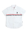 U.S. Polo Assn. Kids Boys Abstract Printed Regular Fit Shirt