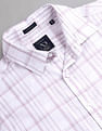 AD by Arvind Plaid Check Cotton Shirt