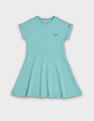 Tommy Hilfiger Kids Girls Cotton Crew Neck A-Line Dress