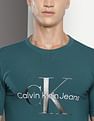 Calvin Klein Brand Print Slim Fit T-Shirt