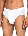 Calvin Klein Underwear Men White Elasticized Waistband Solid Hip Briefs