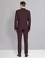 AD by Arvind Tailored Regular Fit Dobby Two Piece Suit