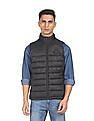 U.S. Polo Assn. High Neck Solid Quilted Jacket