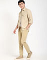 Tommy Hilfiger Solid Regular Fit Plain Woven Shirt