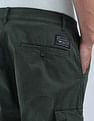 Flying Machine Relaxed Tapered Fit Mid Rise Cargo Trouser