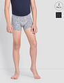 USPA Innerwear Boys Mid Rise Cotton Spandex OKT01 Trunks - Pack Of 2