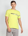 USPA Active Slim Fit Brand Print T-Shirt