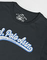U.S. Polo Assn. Denim Co. Crew Neck Long Sleeve Brand Print T-Shirt