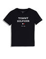 Tommy Hilfiger Boys Blue Logo T-Shirt