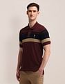 U.S. Polo Assn. Horizontal Striped Slim Fit Polo Shirt