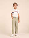 U.S. Polo Assn. Kids Boys Pure Cotton Slim Fit Trousers